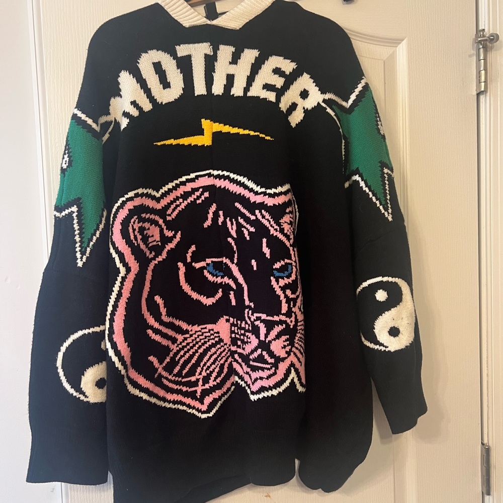 Dressed in Lala Mother is Mothering cardigan